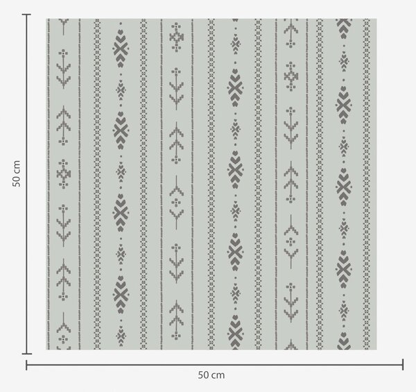 Tapety Etnický motiv se vzory v šedé a mátové barvě, Tapety geometrie, Tapety pruhy, a00138 : uwalls.cz