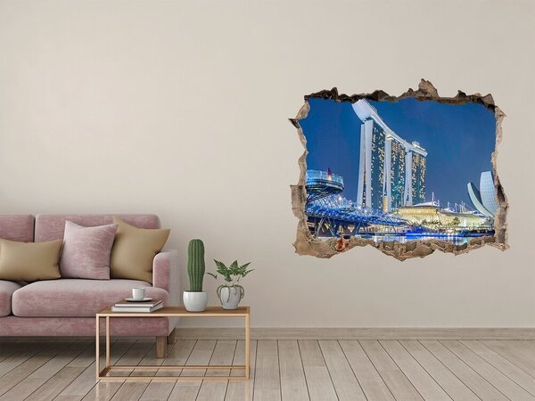 Nálepka fototapeta 3D na zeď Singapur noc nd-k-63023260