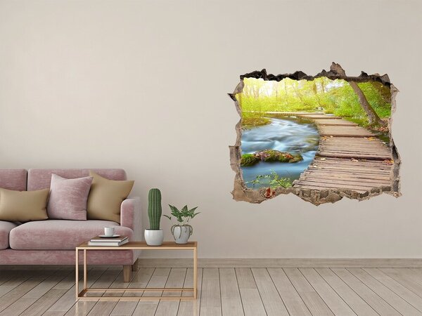 Nálepka fototapeta 3D výhled Stezka v lese nd-k-63778873