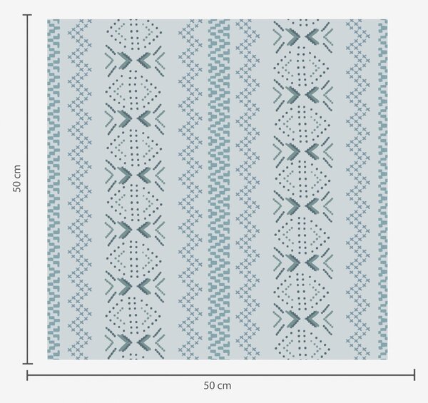 Tapety Geometrie s ukrajinskou výšivkou na modrém pozadí, Tapety abstraktní, a00139 : uwalls.cz