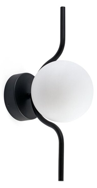 LE VITA nástěnná lampa, černá - FARO