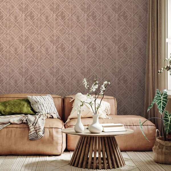 Tapety Geometrické kosočtverce na texturovaném pozadí, Tapety abstraktní, a00141 : uwalls.cz