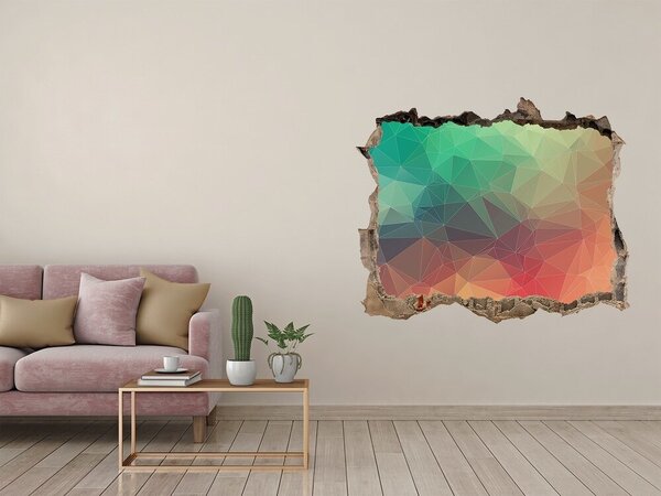 Díra 3D fototapeta nálepka Gemetrické pozadí nd-k-63890585
