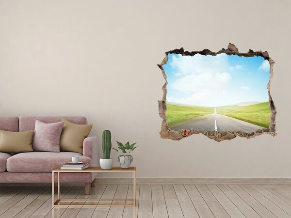 Nálepka fototapeta 3D výhled Cesta přes louku nd-k-64117028