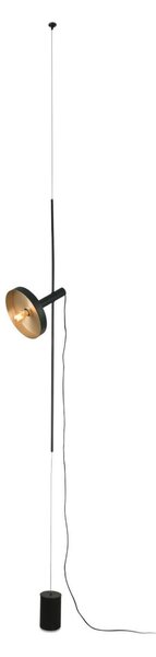 WHIZZ závěsné svítidlo/stojací lampa, černá/zlatá - FARO