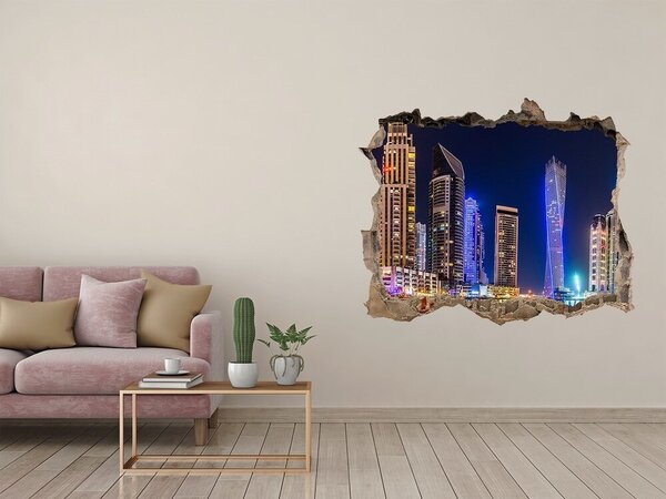 Nálepka fototapeta 3D výhled Dubaj noc nd-k-64879724