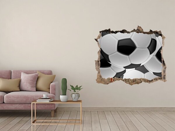 Fototapeta díra na zeď 3D Fotbal nd-k-65189823