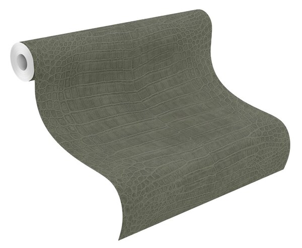 RASCH | Vliesová tapeta na zeď African Queen 751352 | 0,53 x 10,05 m | zelená