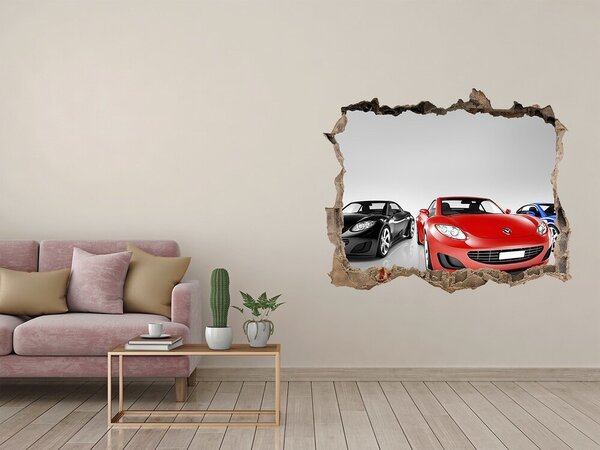 Foto fotografie díra na zeď Barevná auta nd-k-65832701