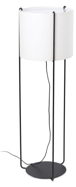 DRUM černá/béžová stojací lampa - FARO