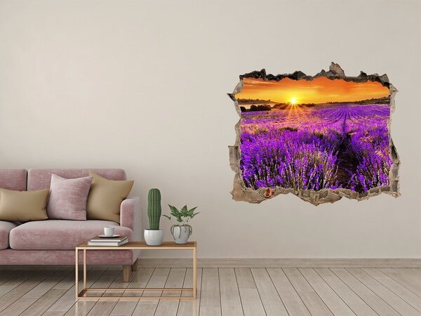 Nálepka fototapeta 3D výhled Pole levandule nd-k-66255723