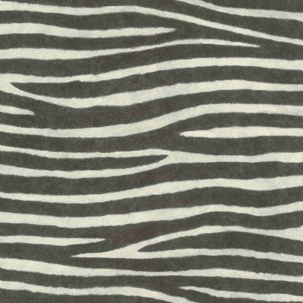 RASCH | Vliesová tapeta na zeď African Queen 751727 | 0,53 x 10,05 m | černá, bílá