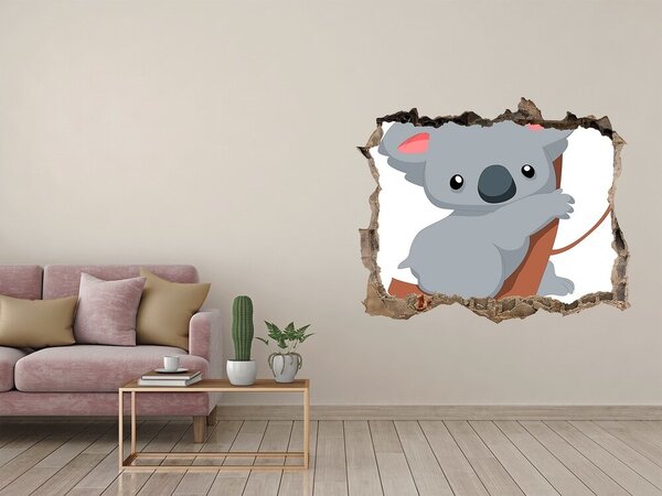 Díra 3D fototapeta nálepka Koala na stromě nd-k-66617317