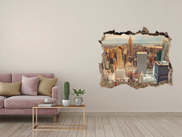 Nálepka fototapeta 3D New York z ptačího pohledu nd-k-66358355