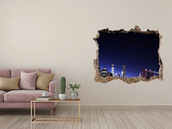 Fototapeta díra na zeď 3D Brooklynský most nd-k-66983366
