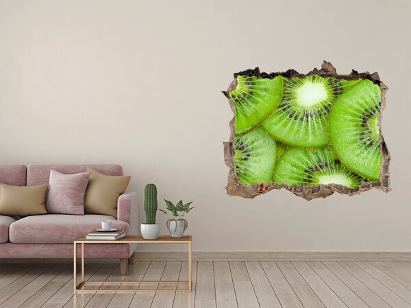 Nálepka 3D díra na zeď Kiwi nd-k-67162622