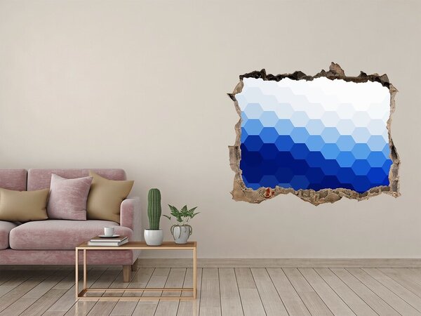 Díra 3D fototapeta nálepka Kvádry pozadí nd-k-67430549