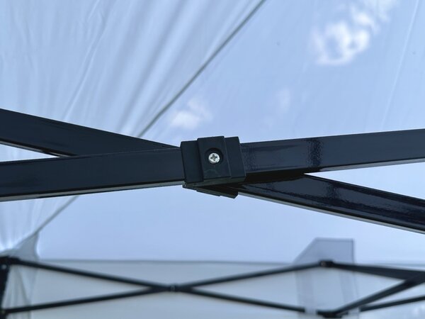 TENTino Nůžkový párty stan 2x2 m STEEL HEXAGON Barva opláštění (Zvolte variantu): 7A - ČERVENÁ