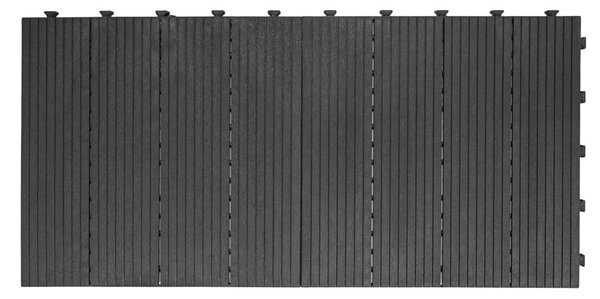 Multy home Gumová dlaždice COSMOPOLITAN 45 x 45 cm, antracit, zesílená 2,5 cm MHEU5100062, 1 ks 4016.91.00