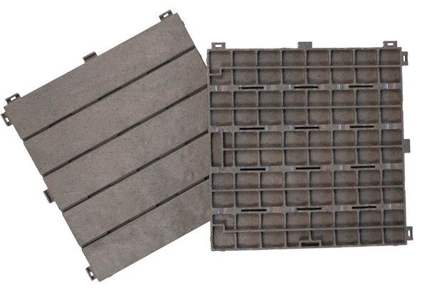 Multy home Gumová dlaždice NATURAL STONE 30 x 30 cm, hnědá MHEU5100447, 1 ks 4016.91.00