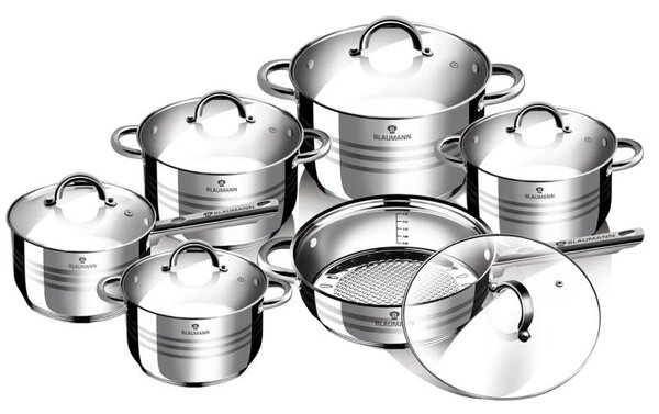 Sada nádobí nerez 12 ks Gourmet Line
