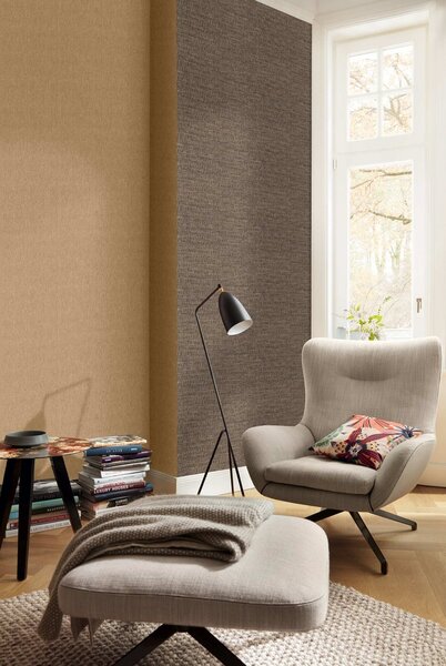 RASCH | Vliesová tapeta na zeď Amara 608618 | 0,53 x 10,05 m | zlatá