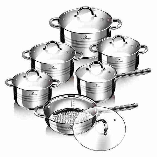 Sada nádobí nerez 12 ks Gourmet Line