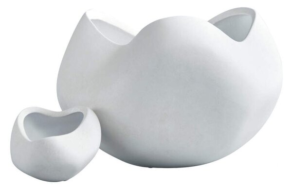 101 Copenhagen Dekorační mísa Curve Bowl Big, bone white
