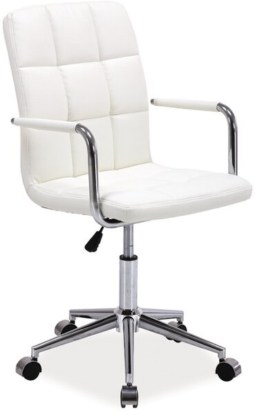 Kancelářská židle ELZA bílá ekokůže