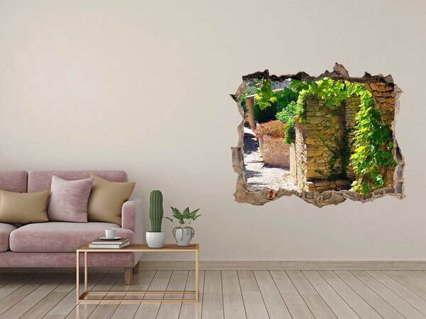 Fototapeta díra na zeď 3D Romantická ulička nd-k-67904819