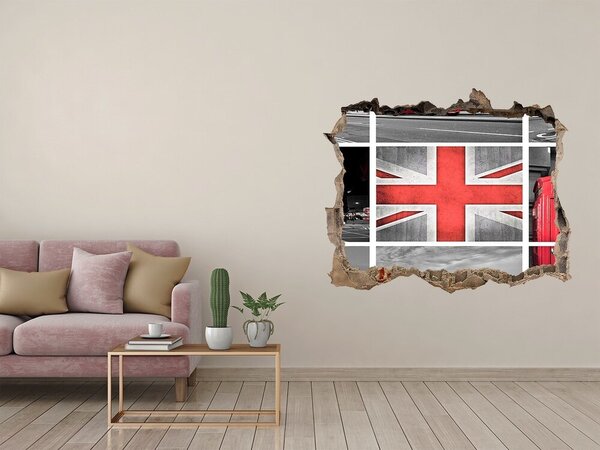 Fototapeta díra na zeď 3D Koláž Londýn nd-k-67924955