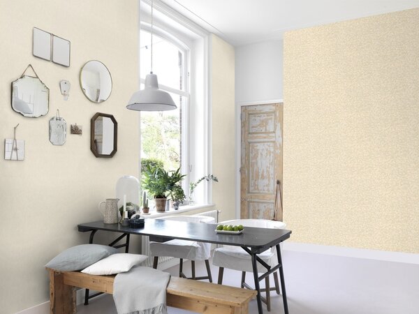 RASCH | Vliesová tapeta na zeď Amara 720747 | 0,53 x 10,05 m | béžová, krémová