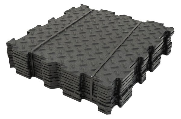 Multy home Gumová dlaždice ALFA 30 x 30 cm, černá MHEU5100330, 1 ks 4016.91.00