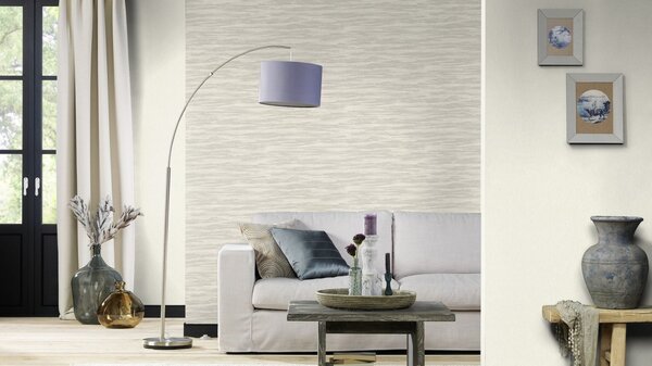 RASCH | Vliesová tapeta na zeď Amara 720440 | 0,53 x 10,05 m | šedá