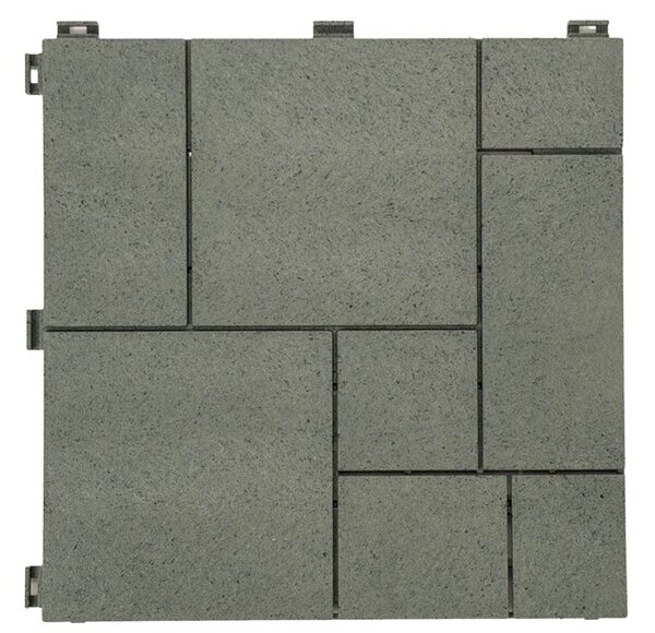Multy home Gumová dlaždice STONE MOSAIC 30 x 30 cm, zelená, 1 ks 4016.91.00