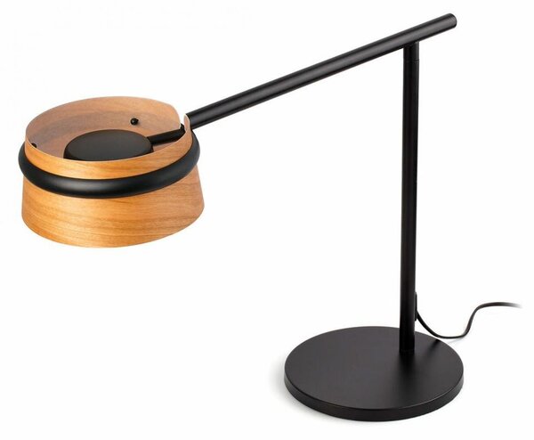 LOOP černá stolní lampa s klipem - FARO