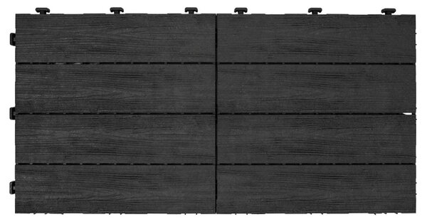 Multy home Gumová dlaždice ARISTA Wood 30 x 30 cm, šedá, 1 ks 4016.91.00
