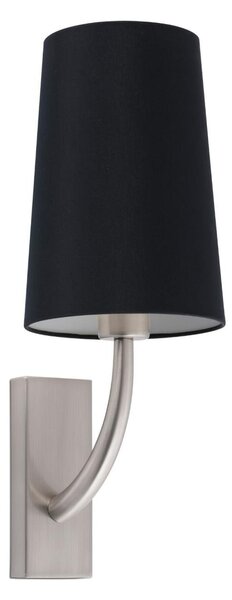 REM nástěnná lampa, nikl/černá - FARO