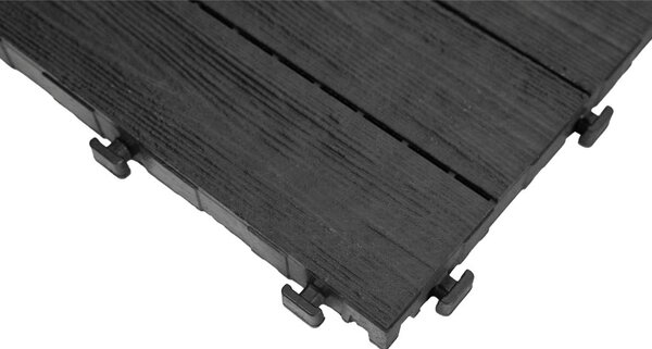 Multy home Gumová dlaždice ARISTA Wood 30 x 30 cm, šedá, 1 ks 4016.91.00