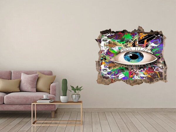 Díra 3D fototapeta nálepka Abstraktní oko nd-k-68352611
