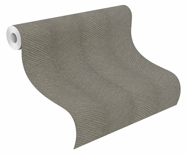 RASCH | Vliesová tapeta na zeď Amara 720303 | 0,53 x 10,05 m | zelená, šedá