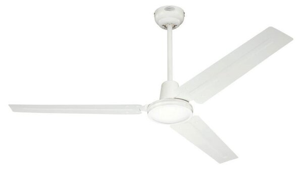 Stropní ventilátor Industrial, bílý, tichý, Ø 142 cm – Westinghouse Westinghouse, Industrial, Bílá, Obývací pokoj