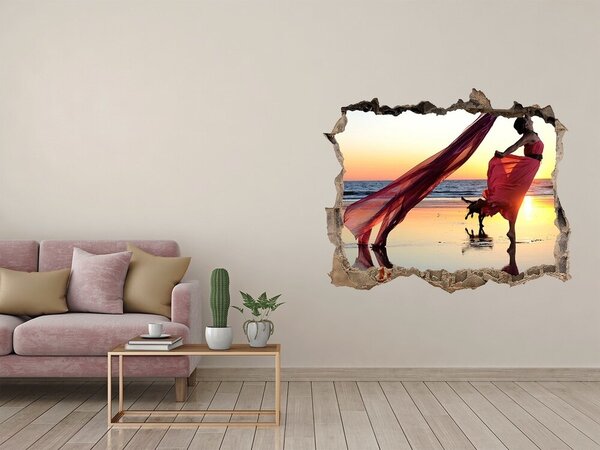 Fototapeta díra na zeď Tančící žena nd-k-68998963
