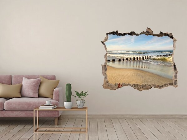 Nálepka fototapeta 3D Pláž Baltské moře nd-k-69300790