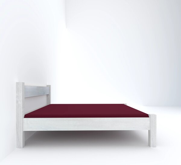 Flamel Postel One, Dub, 70x200 cm, Standard - Sněhově bílá