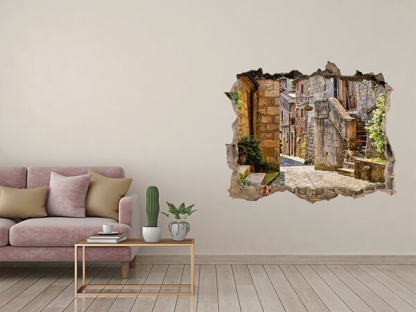 Fototapeta díra na zeď 3D Romantická ulička nd-k-69168241