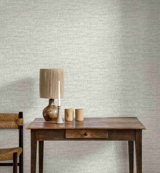 RASCH | Vliesová tapeta na zeď Amara 720617 | 0,53 x 10,05 m | šedá, krémová