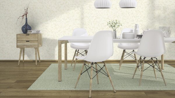 RASCH | Vliesová tapeta na zeď Amara 720730 | 0,53 x 10,05 m | krémová