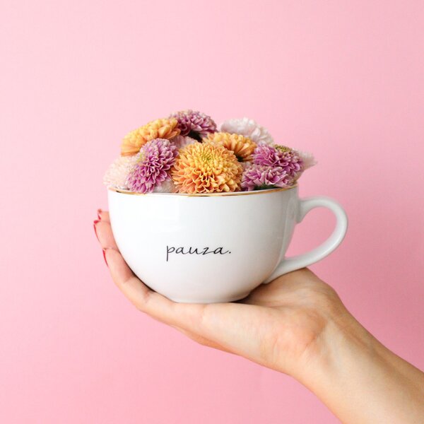 Porcelánový hrnek Pauza 300 ml