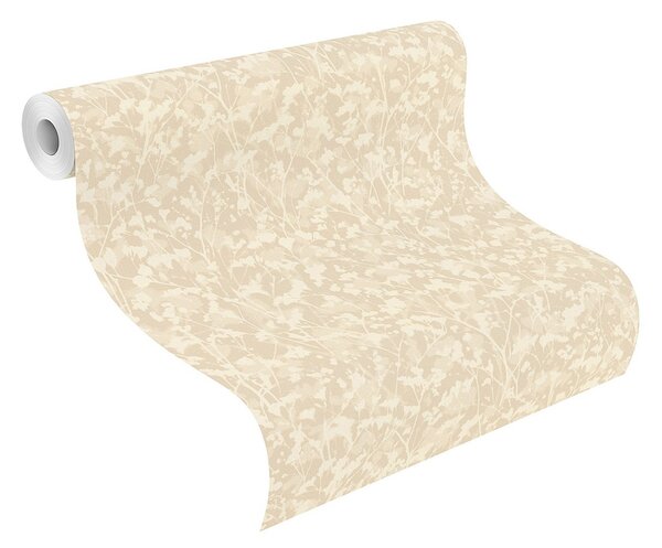 RASCH | Vliesová tapeta na zeď Amara 720747 | 0,53 x 10,05 m | béžová, krémová